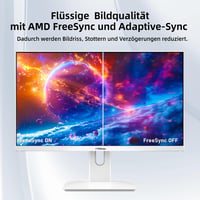 FYHXele 27 hüvelykes gamer monitor 180Hz QHD 2560x1440 Fast IPS 1ms MPRT 100 százalék sRGB HDR FreeSync HDMI DP VESA 100 6