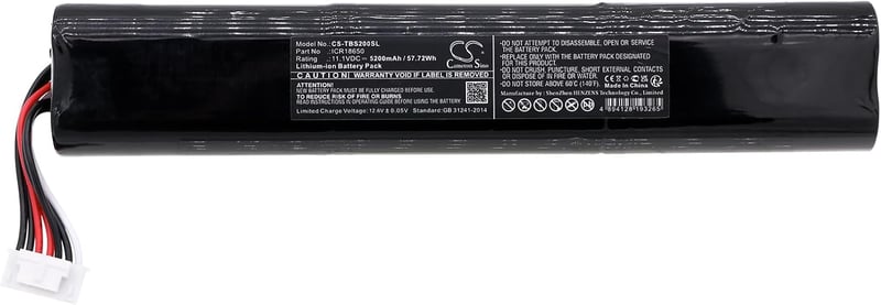FYIOGXG Teufel Boomster 2020 Csere Akkumulátor 5200mAh ICR186