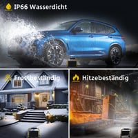 Fynokst 150W LED stavebný reflektor 15400LM, IP66 vodoodolné pracovné svetlo so zástrčkou, 3,5 m kábel, 6000K denné svetlo, prenosné do dielne, garáže a na stavbu 5