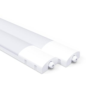 Fynokst LED svjetiljka za vlažne prostorije 150 cm 2 kom 48W 5400 lumena IP65 vodootporna stropna svjetiljka za garažu — udubljena (stanje: vidi 2. sliku)