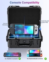 FYOUNG Nintendo Switch kemény utazótáska vízálló tárolókoffer Pro Controller-hez 3