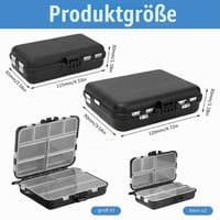 Fyrdm Vodotesná súprava krabičiek na rybárske nástrahy 3 ks, obojstranná, úložný set s 9 a 12 priehradkami 2