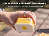 Tăviță pentru gustări FZDSY cu 8 compartimente și capace individuale - Tavă de servire etanșă pentru gustări, sosuri, fructe, grătar, picnic și călătorii - Fără BPA, transparentă 5