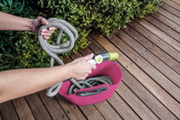 G.F. Garden Aquapop 30 rastezljivo vrtno crijevo, set od 30 m, ružičasto, s plastičnom torbom za pohranu, za vrt i balkon 3