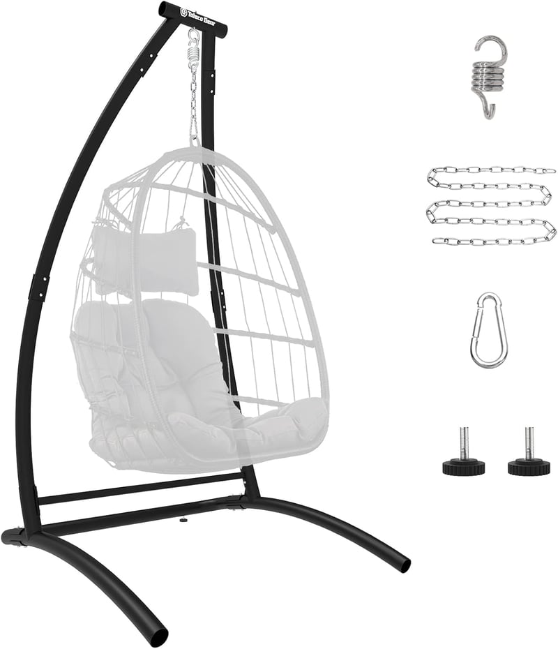 G TALECO GEAR C-típusú függőfotel tartó, acél hinta keret kültéri használatra - C Type