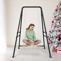 G TALECO GEAR Függőszék Állvánnyal - Időjárásálló Acél Hintaállvány Bel- és Kültéri Használatra, Erkélyre, Teraszra, Hálószobába 6