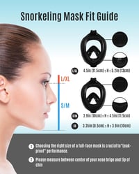 Mască de snorkeling full-face pentru adulți G2RISE cu suport detașabil pentru cameră, pentru snorkeling și scufundări sigure cu sistem anti-CO2 3