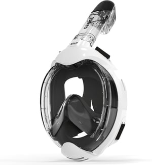 Mască de snorkeling full-face pentru copii G2RISE, cu sistem CO2 Safe, anti-aburire și tehnologie dry-top pentru scufundări și snorkeling