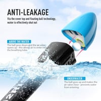Set mască de snorkeling full-face G2RISE cu suport detașabil pentru snorkel, anti-aburire, pliabilă, pentru adulți și copii 6