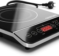 G3 Ferrari Asztal Indukciós Tárcsával Üveg Fekete 1500W 2000W 3