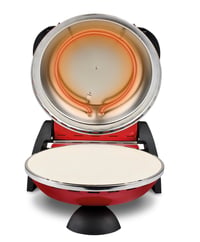Elektrická pec na pizzu G3 Ferrari G10006, 1200 W, 400 °C, 33,5 x 20 x 35 cm, červená 5
