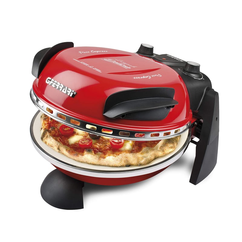Elektrická pec na pizzu G3 Ferrari G10006, 1200 W, 400 °C, 33,5 x 20 x 35 cm, červená
