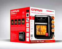 Teplovzdušná fritéza G3 Ferrari G10136 Friggisano 2.0, 11 l, 1500 W, 9 — poškodenie vzniknuté pri preprave, odreniny, škrabance na boku, prasklina (stav: pozri 2. obrázok) 8