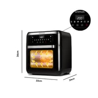 Teplovzdušná fritéza G3 Ferrari G10136 Friggisano 2.0, 11 l, 1500 W, 9 — poškodenie vzniknuté pri preprave, odreniny, škrabance na boku, prasklina (stav: pozri 2. obrázok) 3