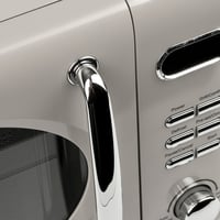 Cuptor cu microunde combinat retro G3 Ferrari G10155 Sapormio — Se observă o lovitură/îndoitură pronunțată pe partea dreaptă (stare: vezi imaginea a 2-a) 6