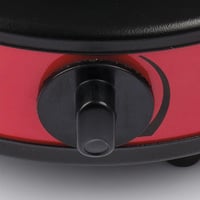 G3 Ferrari G10157 Portable Electric Hob 500W Temperature Control Cast Iron Plate 11cm Power Indicator Ideal for Camping Red 2