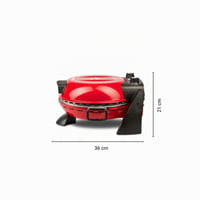 G3 Ferrari G1017702 Pizza Delizia Anniversary pec na pizzu - 1200 W, 400 °C, limitovaná jubilejná edícia, pizza hotová za 3 – 5 minút, vrátane knihy receptov 3