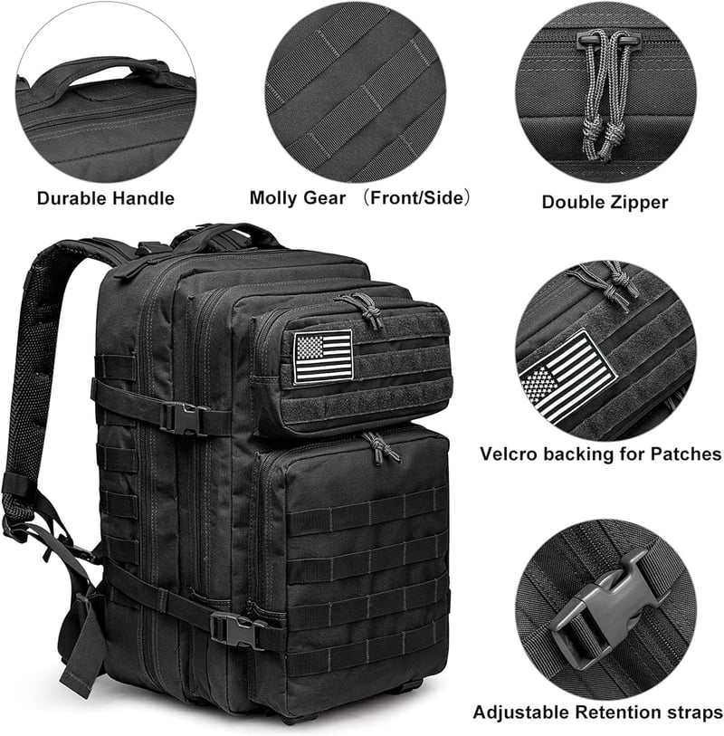 G4Free 40L Katonai Taktikai Hátizsák Molle Assault Pack Outdoor Túrázás