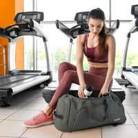 G4Free 45L Veľká športová a cestovná taška s priehradkou na obuv a mokrým vreckom, na tréning, plávanie, jogu, turistiku, kempovanie, cestovanie 7