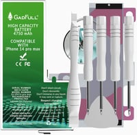 GadFull nagykapacitású csereakkumulátor iPhone 14 Pro Max - javítókészlettel és szerszámkészlettel 1