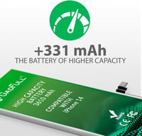 GadFull nagykapacitású csereakkumulátor iPhone 14 - javítókészlettel és szerszámkészlettel 3