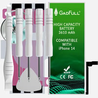 GadFull nagykapacitású csereakkumulátor iPhone 14 - javítókészlettel és szerszámkészlettel 1