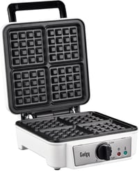 Gadgy Dupla Gofrisütő 1200W Fehér - 4 Gofri Készítésére Alkalmas Kompakt Gép 1