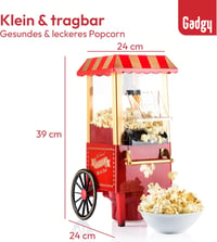Gadgy Forró Levegős Popcorn Gép - Olajmentes Egészséges Kukoricapattogtatás 4