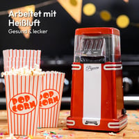Gadgy Retro Popcornkészítő Gép Forró Levegős Olajmentes Egészséges Snack 8