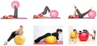 GADIRIA 65cm Pilates Labda Pumpával Jóga Tornához Fitness Rehabilitáció 5