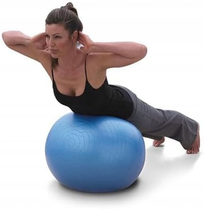 GADIRIA 65cm Pilates Labda Pumpával Jóga Tornához Fitness Rehabilitáció