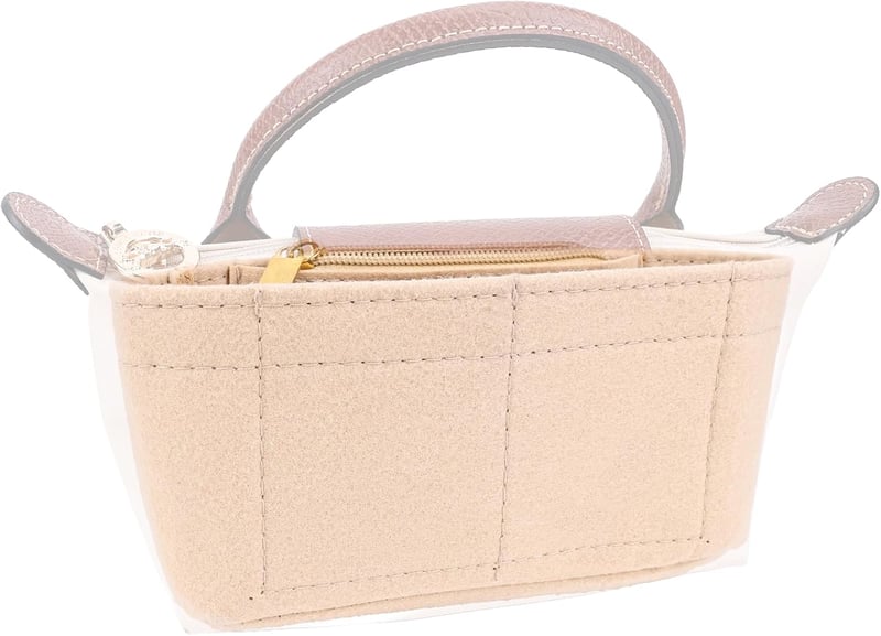 GADITIEK Longchamp táska vállpánt, bőr csereszíj, több zsebbel, mini méret