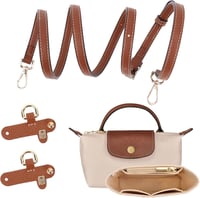 GADITIEK Longchamp táska vállpánt, bőr csereszíj, több zsebbel, mini méret 1