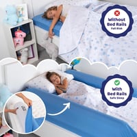Gads Felfújható Ágykorlát Gyerekeknek - Utazási Biztonsági Ágyparaván 2