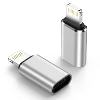 Adaptér Gaef USB-C na Lightning, 2 ks – Rýchle nabíjanie a prenos dát pre iPhone 14, 13, 12, 11, XS, XR, X, 7, 6, SE a iPad, nie je určené pre slúchadlá 1