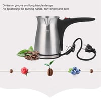 Gaeirt Elektromos Kávéfőző Török Kávé Készítéshez, Rozsdamentes Acél, Egyenletes Hőeloszlás, 500ml, 800W, Otthonra Irodába 5