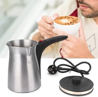 Gaeirt Elektromos Kávéfőző Török Kávé Készítéshez, Rozsdamentes Acél, Egyenletes Hőeloszlás, 500ml, 800W, Otthonra Irodába 8