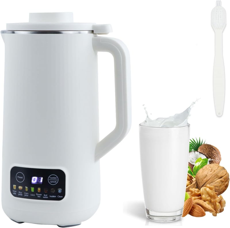 GAESHOW 600ml szójatej készítő rozsdamentes acél pengével, vegán növényi tej gép