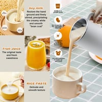 GAESHOW 600ml szójatej készítő rozsdamentes acél pengével, vegán növényi tej gép 7