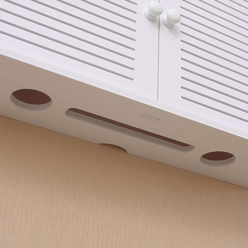 GAESHOW Fali Router Tároló Doboz WiFi Modem Rejtő Polc TV Kábel Elrejtő Szekrény Fehér Fali Konzol