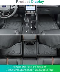 GAFAT Ford Ranger T9 gumiszőnyeg 2024-2026 TPE vízálló 3D 6