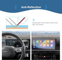 GAFAT Hyundai i30 Tucson NX4 2025 12,3" Navigációs Képernyővédő Fólia 4db Nano Üveg 7