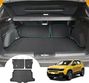 GAFAT Jeep Avenger Hybrid EV 2023-2026 csomagtér szőnyeg + ülésprotektálás TPE