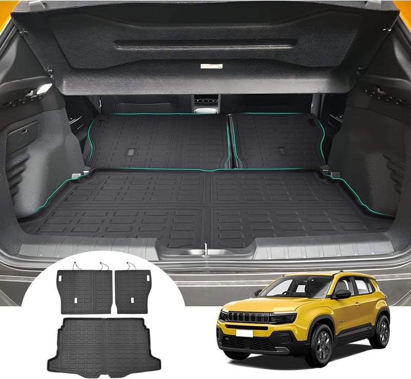 GAFAT Jeep Avenger Hybrid EV 2023-2026 csomagtér szőnyeg + ülésprotektálás TPE