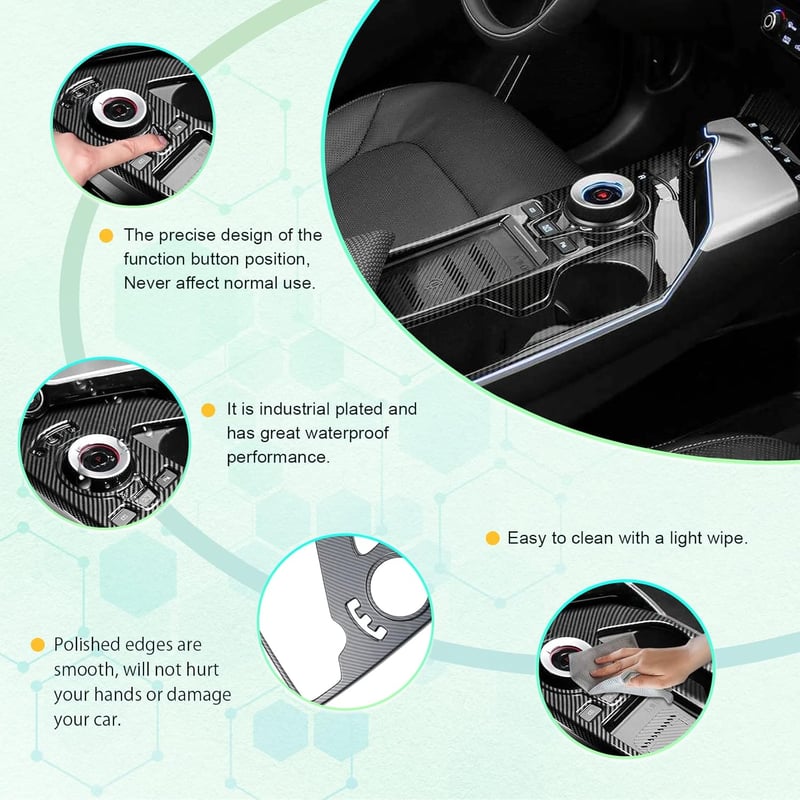 GAFAT Kia EV6 2022-2025 váltókarprotection matrica, belső dekoráció, karcolásálló
