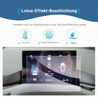 GAFAT MG4 EV Facelift 2022-2026 Folie de protecție din sticlă pentru ecran - Ecran tactil de 10,25 inchi + Tablou de bord de 7 inchi, rezistentă la zgârieturi 9H, accesoriu MG4, 2 bucăți 5