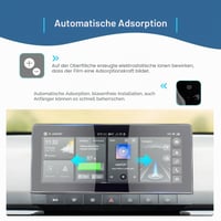 GAFAT MG4 EV Facelift 2022-2026 Folie de protecție din sticlă pentru ecran - Ecran tactil de 10,25 inchi + Tablou de bord de 7 inchi, rezistentă la zgârieturi 9H, accesoriu MG4, 2 bucăți 7
