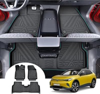 GAFAT Volkswagen ID.4 ID.5 Skoda Enyaq iV gumiszőnyeg 3D TPE magas peremmel 1