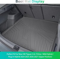 GAFAT VW Tiguan 3 2024-2026 Csomagtartó Szőnyeg TPE Összehajtható 6
