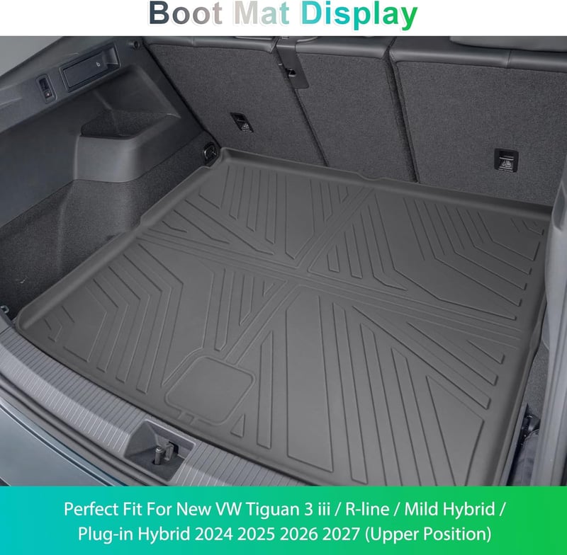 GAFAT VW Tiguan 3 2024-2026 Csomagtartó Szőnyeg TPE Összehajtható